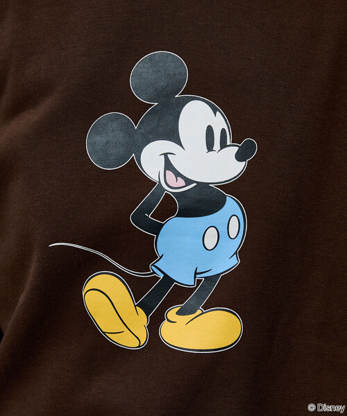 PUBLUX(パブリュクス)の「PUBLUX/パブリュクス Mickey Mouse/ミッキーマウス/ プリントスウェット 限定展開(スウェット・メンズ・チャコールグレー/イエロー/ブラウン/ライトグレー・SMALL/MEDIUM/LARGE)」の20枚目の写真