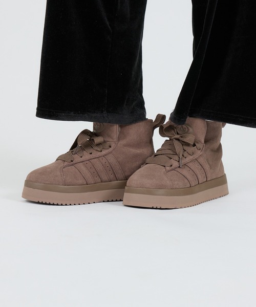 Rouge vif la cle（ルージュヴィフラクレ）の「【adidas/アディダス】CAMPUS 00s WTR MD W/キャンパス ウィンター ミッドブーツ/スノーブーツ（ブーツ・レディース・モカ/ベージュ・25/24/23）」の3枚目の写真