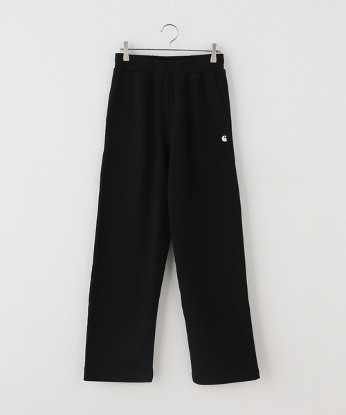 Carhartt WIP(カーハートダブリューアイピー)の「CARHARTT WIP / カーハート ダブリューアイピー W' Cassie Sweat Pant(スウェットパンツ・レディース・ブラック/ブラウン・X-SMALL)」の1枚目の写真