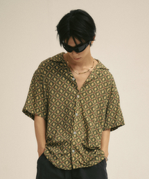 オリーブクラブ メンズ ビスコースシャツ