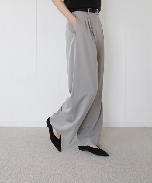 SAPPUN(サプン)の「Rilian(リリアン)ポインテッドスエードフラットパンプス(220-65107)SAPPUN(サプン)(パンプス・レディース・ブラック/ベージュ/グレー/ブラウン・22.5/23/23.5/24/24.5)」の16枚目の写真