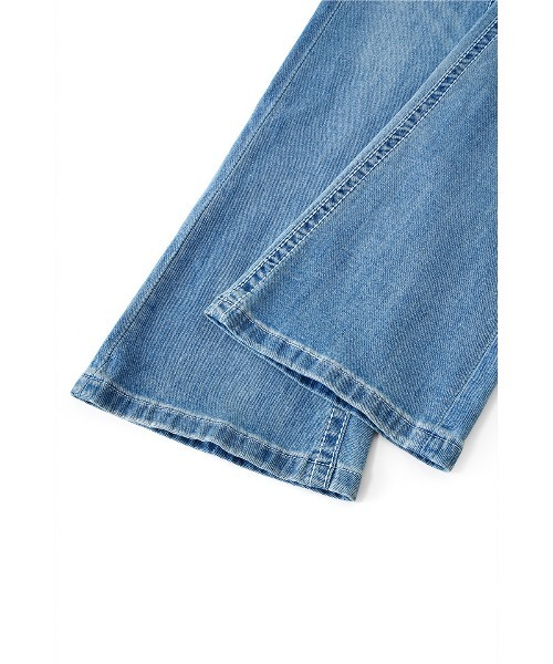SupBaby by SUPPLIER（サプベイビーバイサプライヤー）の「デニム｜Embroidery Flared Jeans｜SupBaby by SUPPLIER（デニムパンツ・レディース・ライトブルー・SMALL/X-SMALL）」の3枚目の写真