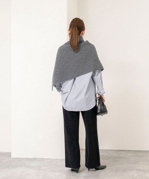 NOLLEY’S(ノーリーズ)の「【WEB限定】ウォッシャブルパイルストレートイージーパンツ(その他パンツ・レディース・キャメル/ブラック・FREE)」の12枚目の写真