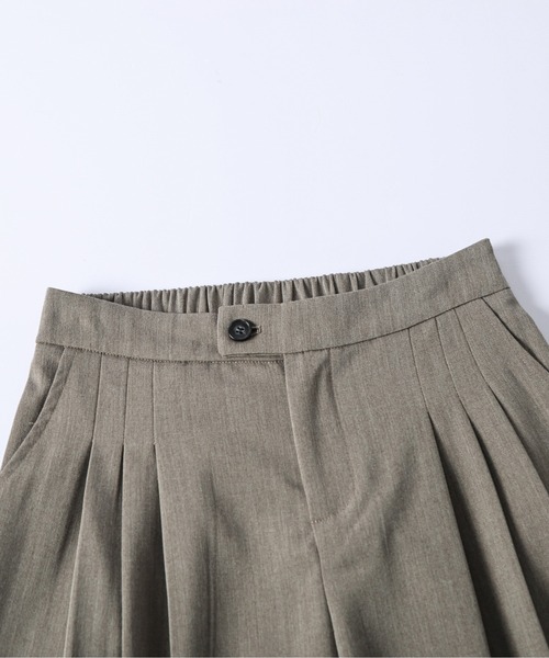 AMELY(エミリー)の「タックワイドパンツ/アシンメトリー/リラクシー(その他パンツ・レディース・ブラック/チャコール/ブラウン/カーキブラウン・M/L)」の17枚目の写真