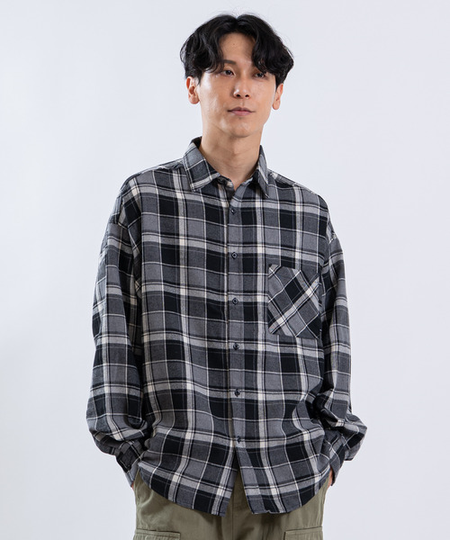 Universal Style Wear(ユニバーサルスタイルウェア)の「TCRビエラチェック長袖ルーズREGシャツ(シャツ/ブラウス・メンズ・C/A/B・LARGE/X-LARGE/MEDIUM)」の8枚目の写真