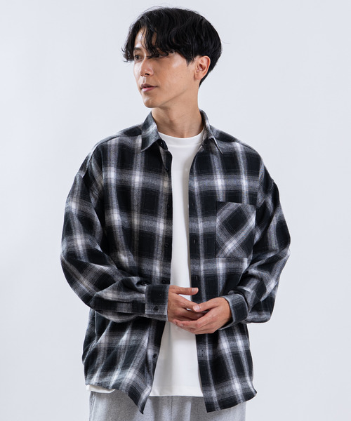 Universal Style Wear(ユニバーサルスタイルウェア)の「TCRビエラチェック長袖ルーズREGシャツ(シャツ/ブラウス・メンズ・C/A/B・LARGE/X-LARGE/MEDIUM)」の14枚目の写真