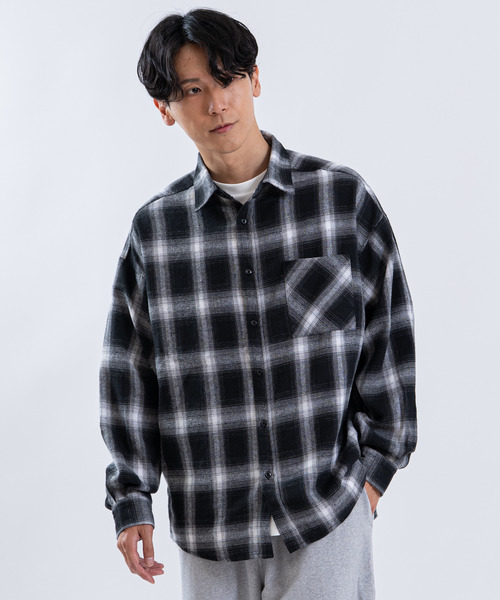 Universal Style Wear(ユニバーサルスタイルウェア)の「TCRビエラチェック長袖ルーズREGシャツ(シャツ/ブラウス・メンズ・C/A/B・LARGE/X-LARGE/MEDIUM)」の19枚目の写真
