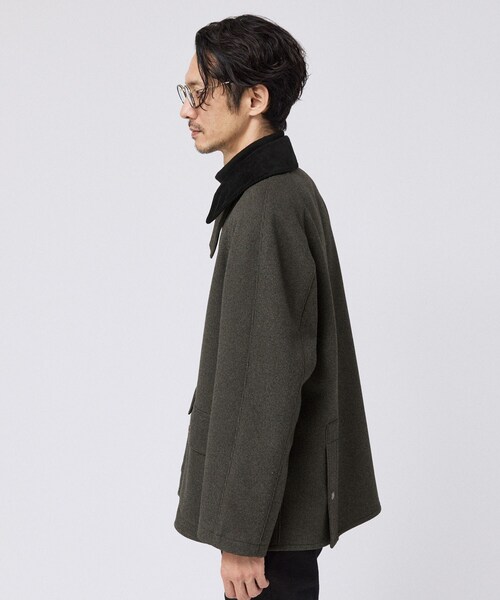 TAKEO KIKUCHI(タケオキクチ)の「ダウンファブリック 千鳥 ブルゾン(ブルゾン・メンズ・チャコールグレー/ネイビー・02/04/03)」の17枚目の写真