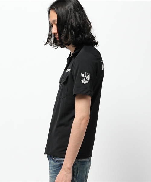 HYSTERIC GLAMOUR（ヒステリックグラマー）の「ROCKET#9 pt SH（シャツ/ブラウス・メンズ・ネイビー/ブラック・SMALL/LARGE/MEDIUM）」の3枚目の写真