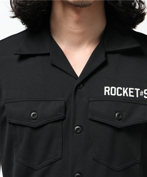 HYSTERIC GLAMOUR（ヒステリックグラマー）の「ROCKET#9 pt SH（シャツ/ブラウス・メンズ・ネイビー/ブラック・SMALL/LARGE/MEDIUM）」の5枚目の写真