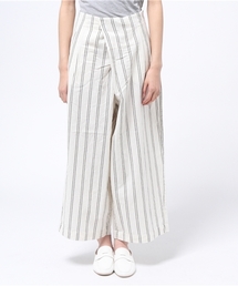 LBC | コットンリネンタック使いガウチョパンツ(その他パンツ)