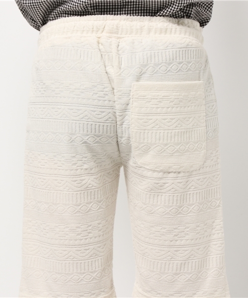 VENCEEXCHANGE（ヴァンスエクスチェンジ）の「パイルオルテガジャガードショーツ              （その他パンツ・メンズ・オフホワイト/グレー・MEDIUM/LARGE）」の7枚目の写真