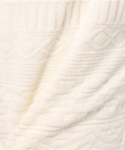 VENCEEXCHANGE（ヴァンスエクスチェンジ）の「パイルオルテガジャガードショーツ              （その他パンツ・メンズ・オフホワイト/グレー・MEDIUM/LARGE）」の10枚目の写真