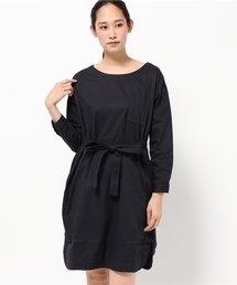 LBC | コットンツイル微起毛チュニックワンピース           (ワンピース)