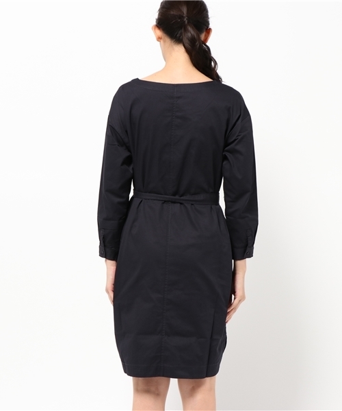 LBC（エルビーシー）の「コットンツイル微起毛チュニックワンピース           （ワンピース・レディース・ライトブラウン/ネイビー/グリーン・LARGE/MEDIUM）」の8枚目の写真