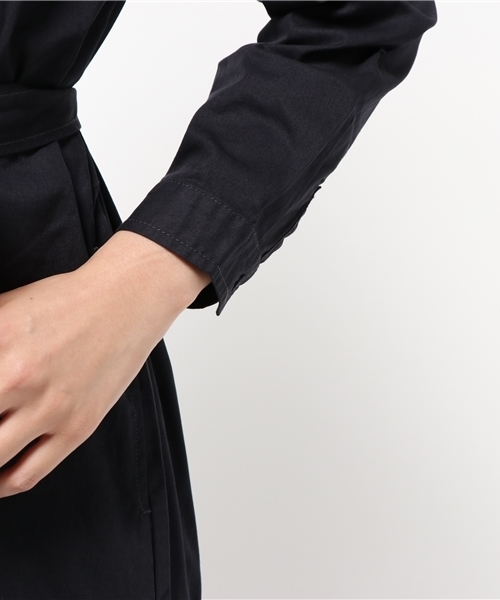 LBC（エルビーシー）の「コットンツイル微起毛チュニックワンピース           （ワンピース・レディース・ライトブラウン/ネイビー/グリーン・LARGE/MEDIUM）」の10枚目の写真