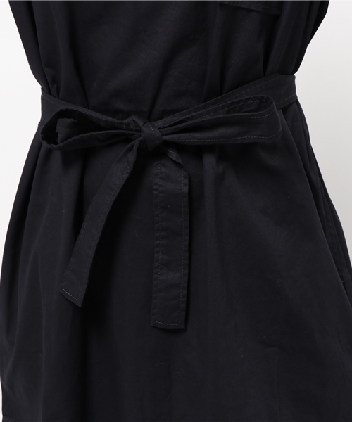 LBC（エルビーシー）の「コットンツイル微起毛チュニックワンピース           （ワンピース・レディース・ライトブラウン/ネイビー/グリーン・LARGE/MEDIUM）」の6枚目の写真