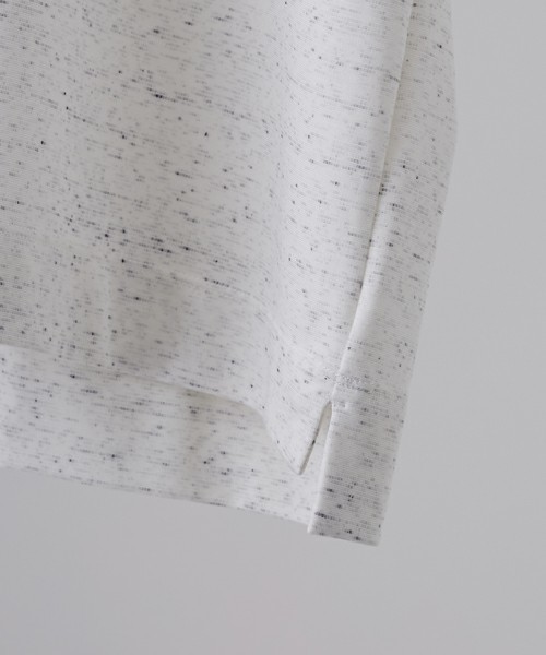 STUDIOUS(ステュディオス)の「【STUDIOUS】ネップポンチビッグTシャツ(Tシャツ/カットソー・メンズ・ホワイト/ピンク/ブラック・1/2)」の6枚目の写真