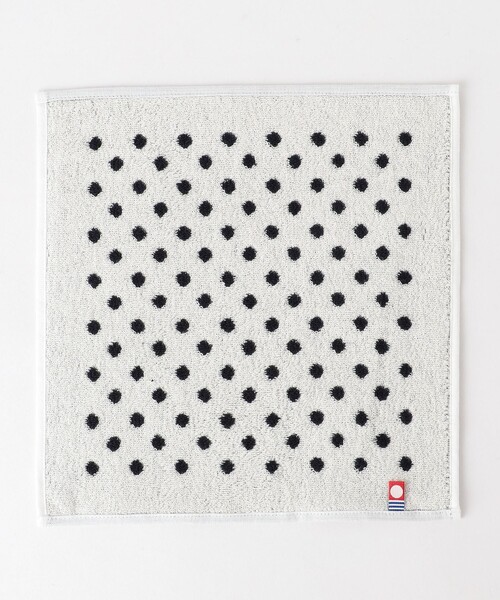 green label relaxing（グリーンレーベルリラクシング）の「タオル ドット ハンカチ（ハンカチ/ハンドタオル・メンズ・ライトグレー/ワインレッド/ネイビー・FREE）」の2枚目の写真