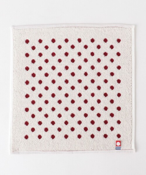 green label relaxing（グリーンレーベルリラクシング）の「タオル ドット ハンカチ（ハンカチ/ハンドタオル・メンズ・ライトグレー/ワインレッド/ネイビー・FREE）」の3枚目の写真