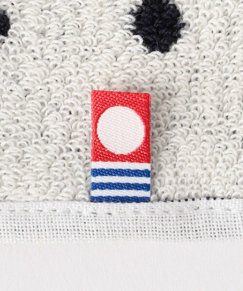 green label relaxing（グリーンレーベルリラクシング）の「タオル ドット ハンカチ（ハンカチ/ハンドタオル・メンズ・ライトグレー/ワインレッド/ネイビー・FREE）」の5枚目の写真