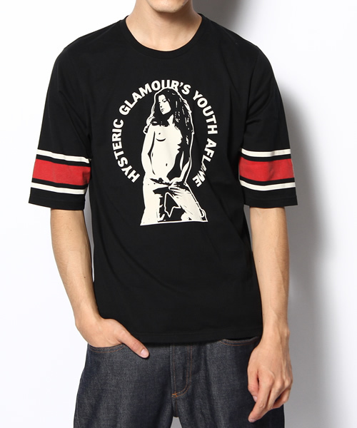 HYSTERIC GLAMOUR（ヒステリックグラマー）の「YOUTH AFLAME pt 五分袖 