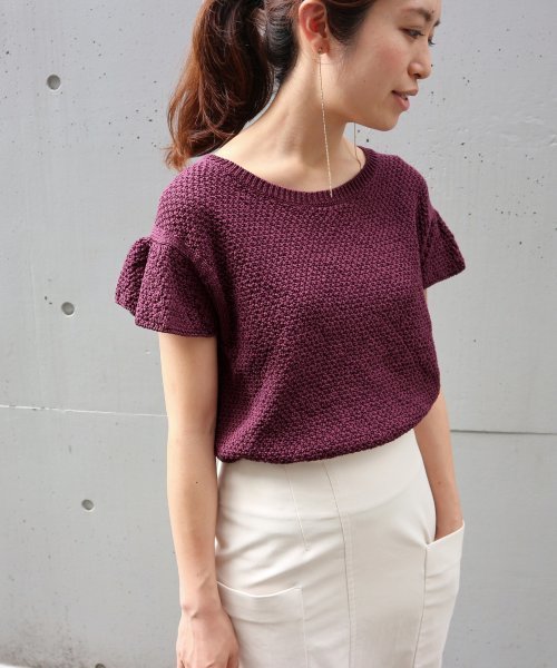 Iena イエナ の フレアスリーブ プルオーバー ニット セーター Wear