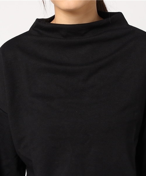 earth music&ecology(アースミュージックアンドエコロジー)の「・ボトルネックボリュームスリーブプルオーバー(Tシャツ/カットソー・レディース・ブラック/ネイビー/ダークグリーン/杢グレー/ブラウン/アイボリー・FREE)」の7枚目の写真