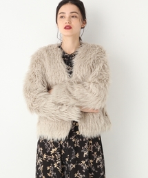 A part by | Fファーノーカラージャケット 765528 (その他アウター)