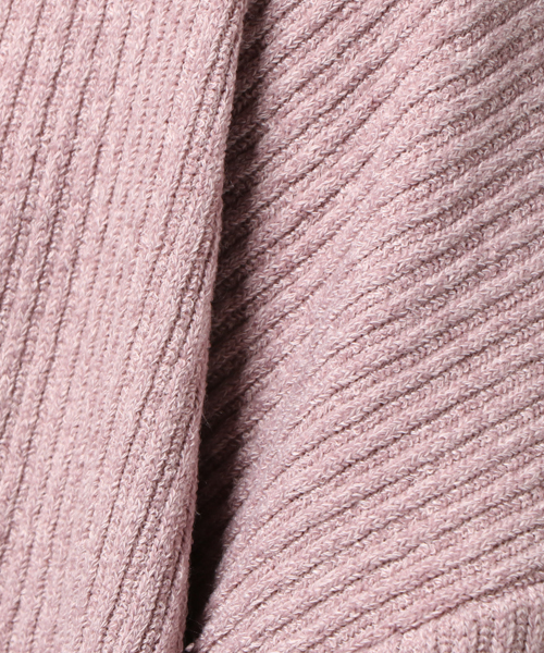 MERLOT（メルロー）の「パフ袖リブニットプルオーバー1135（ニット/セーター・レディース・グレー/オフホワイト/ブラック/ピンク・FREE）」の17枚目の写真