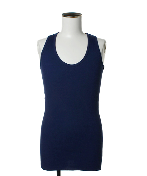 Lui's（ルイス）の「Lui's 丸胴タンクトップ（タンクトップ・メンズ・ホワイト/ブラック/グレー/ダークブルー/ボルドー/イエロー/オリーブ・FREE）」の6枚目の写真