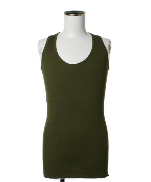 Lui's（ルイス）の「Lui's 丸胴タンクトップ（タンクトップ・メンズ・ホワイト/ブラック/グレー/ダークブルー/ボルドー/イエロー/オリーブ・FREE）」の2枚目の写真