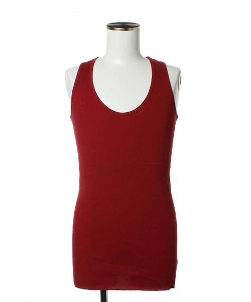 Lui's（ルイス）の「Lui's 丸胴タンクトップ（タンクトップ・メンズ・ホワイト/ブラック/グレー/ダークブルー/ボルドー/イエロー/オリーブ・FREE）」の8枚目の写真