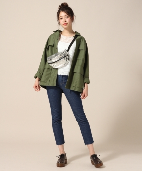 LOWRYS FARM（ローリーズファーム）の「ＣＯＮＥ＊ガールフレンド　778791 （デニムパンツ・レディース・ブルー/ワンウォッシュ/ブラック/ブルー系その他・LARGE/MEDIUM/SMALL）」の11枚目の写真