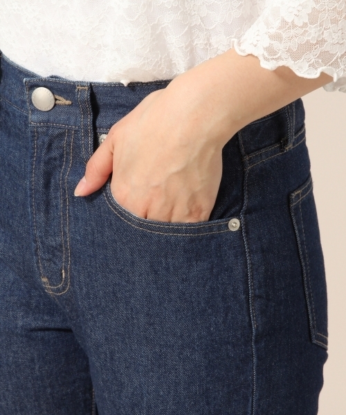LOWRYS FARM（ローリーズファーム）の「ＣＯＮＥ＊ガールフレンド　778791 （デニムパンツ・レディース・ブルー/ワンウォッシュ/ブラック/ブルー系その他・LARGE/MEDIUM/SMALL）」の6枚目の写真