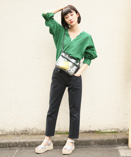 LOWRYS FARM（ローリーズファーム）の「ＣＯＮＥ＊ガールフレンド　778791 （デニムパンツ・レディース・ブルー/ワンウォッシュ/ブラック/ブルー系その他・LARGE/MEDIUM/SMALL）」の17枚目の写真