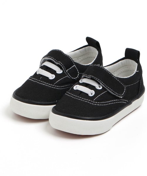 BREEZE（ブリーズ）の「ベビーキャンバススニーカー（スニーカー・キッズ・レッド/ブラック/オフホワイト/イエロー/サックスブルー・15 /13.5/14/13/14.5）」の3枚目の写真