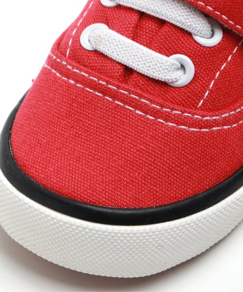 BREEZE（ブリーズ）の「ベビーキャンバススニーカー（スニーカー・キッズ・レッド/ブラック/オフホワイト/イエロー/サックスブルー・15 /13.5/14/13/14.5）」の8枚目の写真
