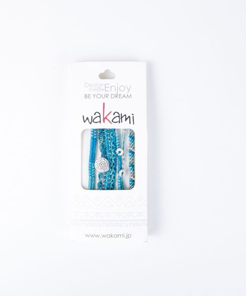 wakami(ワカミ)の「WAKAMI: 7STAND ブレスレット■(ブレスレット・メンズ・ブルー/ネイビー/ライトブルー/トリコロール・ONE SIZE)」の18枚目の写真