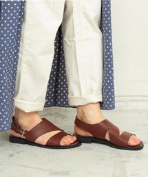 BEAUTY&YOUTH UNITED ARROWS | BY∴ サイドオープンバックストラップサンダル ◆(サンダル)