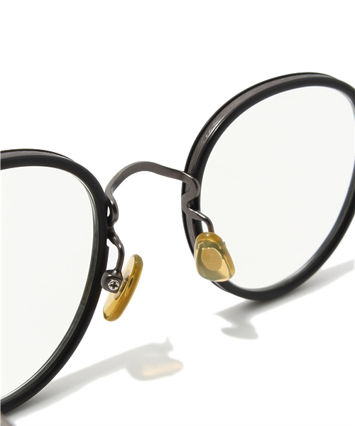 BEAUTY&YOUTH UNITED ARROWS(ビューティーアンドユースユナイテッドアローズ)の「BY by カネコオプティカル type-L(OC3)(メガネ・メンズ・ブラック/ナチュラル/オリーブ・フリー)」の8枚目の写真
