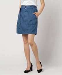 LOWRYS FARM | ベルトツキベーカーミニスカート　796434(スカート)