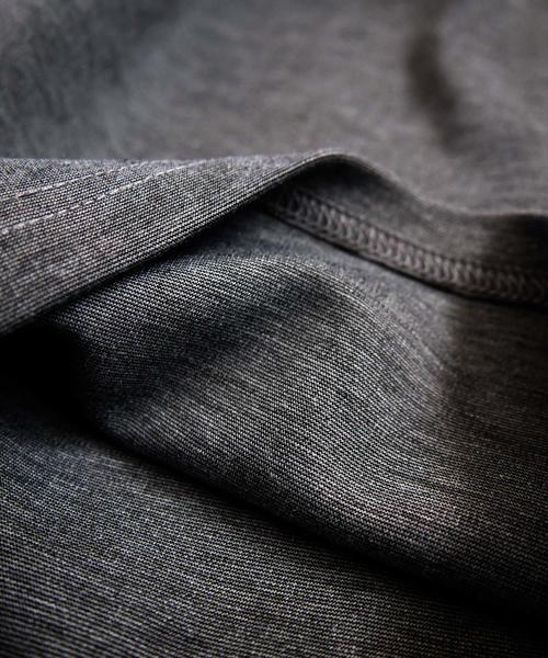 BEATJIVE（ビートジャイブ）の「ストレッチジャージ素材 ワイドパンツ ハーフパンツ ガウチョパンツ イージーパンツ 5分丈 膝下 レディース（その他パンツ・レディース・チャコールグレー/ブラック/ライトグレー・FREE）」の8枚目の写真