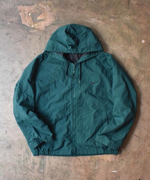 Nike ナイキ の ヴィンテージ古着 90 S Nike ナイキ フルジップ ナイロンパーカー ナイロンジャケット Wear