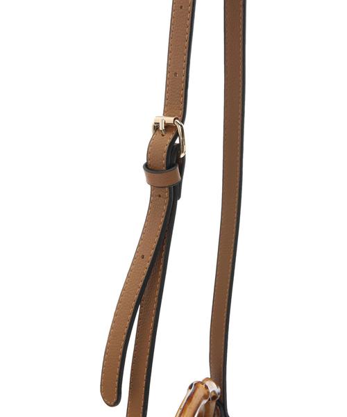 koe(コエ)の「バンブーハンドルバッグ(ハンドバッグ・レディース・ブラック/キャメル・FREE)」の12枚目の写真