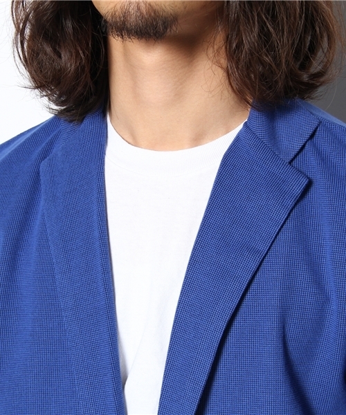 Lui's（ルイス）の「Lui's 7分袖カットジャケット（テーラードジャケット・メンズ・ネイビー/ブラック/ブルー/ライトグレー・SMALL/MEDIUM/LARGE）」の8枚目の写真