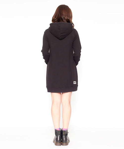 X-girl（エックスガール）の「X-girl VARIOUS SWEAT DRESS（ワンピース・レディース・ホワイト/ブラック/アッシュグレー/グリーン/ネイビー/カモフラージュ/A/B・1/2）」の15枚目の写真