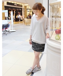 SLOBE IENA | LEONORA V/N ニュアンス プルオーバー。(ニット/セーター)