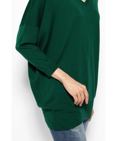 SLOBE IENA（スローブイエナ）の「LEONORA V/N ニュアンス プルオーバー。（ニット/セーター・レディース・ブラウン/ブラック/ホワイト/ライトグレー/グリーン/イエロー・FREE）」の12枚目の写真