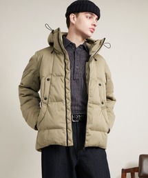 ストレッチ ダウン＆フェザー フードジャケット